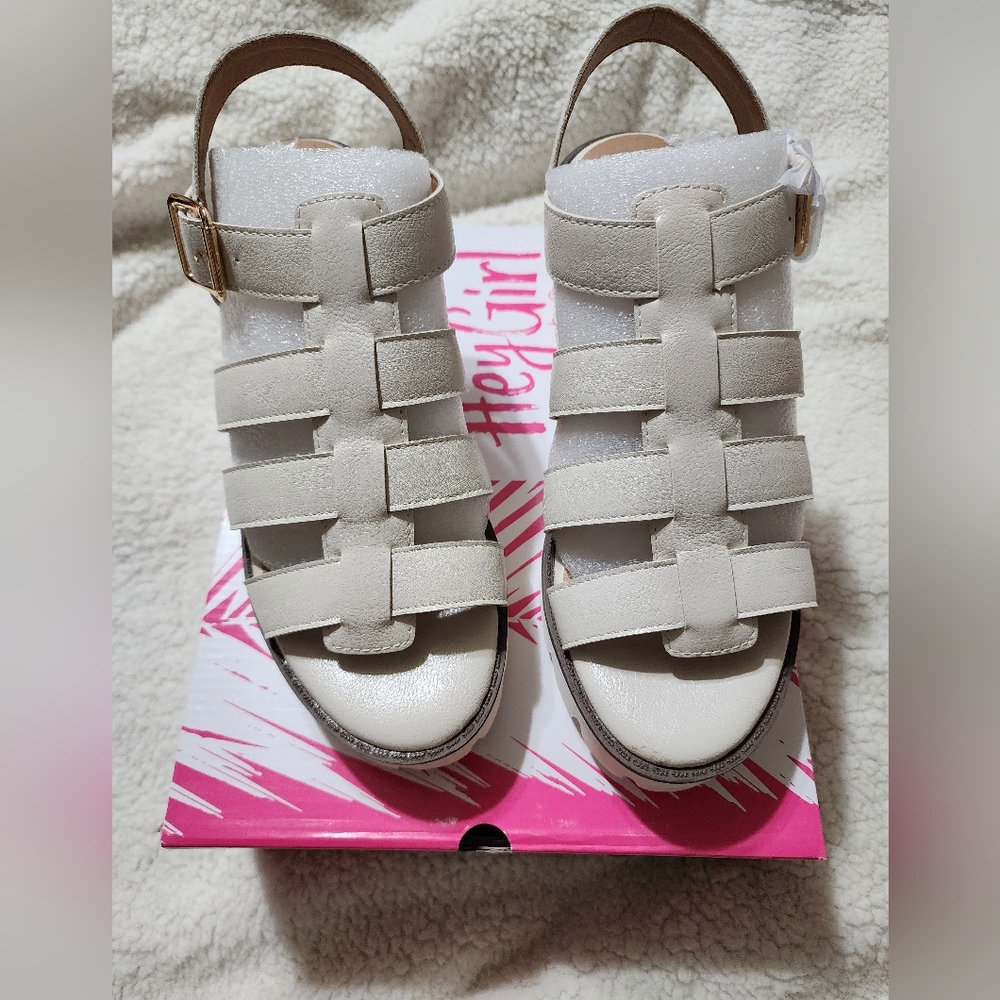 Corkys Cream Women's Sandals - Picture 2 of 3